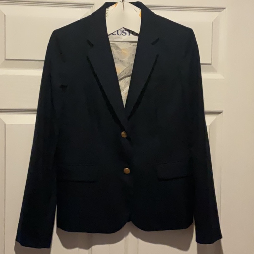 J CREW Classic Black Blazer